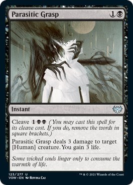 Parasitic Grasp VOW #123 (Near Mint Uncommon) Magic: The Gathering: Innistrad: Crimson Vow