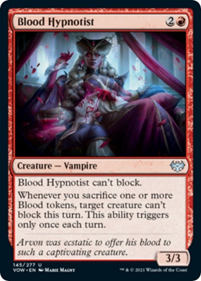 Blood Hypnotist VOW #145 (Near Mint Uncommon) Magic: The Gathering: Innistrad: Crimson Vow