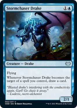 Stormchaser Drake VOW #82 (Near Mint Uncommon) Magic: The Gathering: Innistrad: Crimson Vow