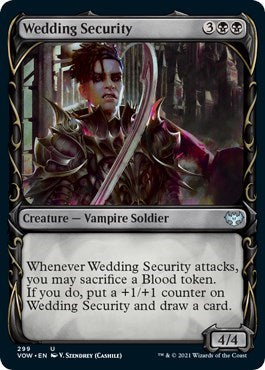 Wedding Security Showcase VOW #299 (Near Mint Uncommon) Magic: The Gathering: Innistrad: Crimson Vow