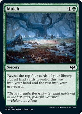 Mulch VOW #210 (Near Mint Common) Magic: The Gathering: Innistrad: Crimson Vow