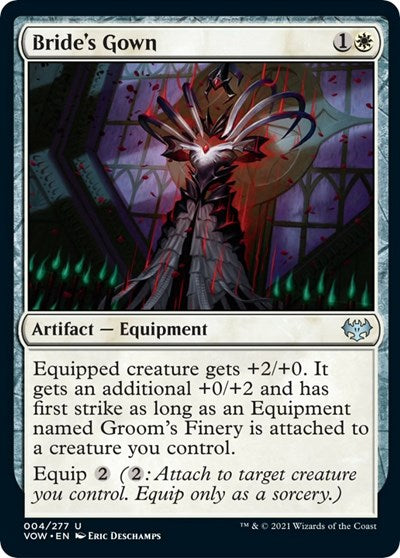 Brides Gown VOW #4 (Near Mint Uncommon) Magic: The Gathering: Innistrad: Crimson Vow