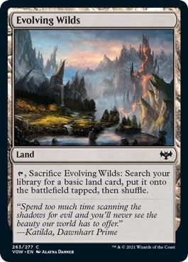 Evolving Wilds VOW #263 (Near Mint Common) Magic: The Gathering: Innistrad: Crimson Vow
