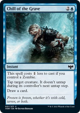 Chill of the Grave Innistrad: Crimson Vow VOW #51 (Common) Magic: The Gathering: