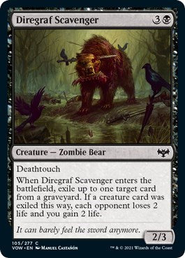 Diregraf Scavenger VOW #105 (Near Mint Common) Magic: The Gathering: Innistrad: Crimson Vow