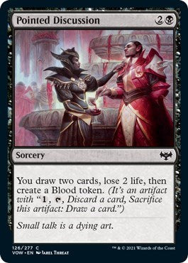 Pointed Discussion VOW #126 (Near Mint Common) Magic: The Gathering: Innistrad: Crimson Vow