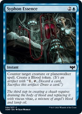 Syphon Essence VOW #84 (Near Mint Common) Magic: The Gathering: Innistrad: Crimson Vow