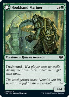 Hookhand Mariner VOW #203 (Near Mint Common) Magic: The Gathering: Innistrad: Crimson Vow