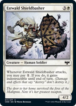 Estwald Shieldbasher VOW #11 (Near Mint Common) Magic: The Gathering: Innistrad: Crimson Vow