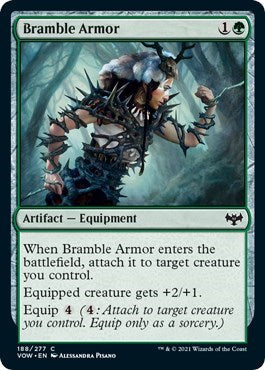 Bramble Armor VOW #188 (Near Mint Common) Magic: The Gathering: Innistrad: Crimson Vow