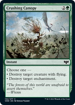 Crushing Canopy VOW #194 (Near Mint Common) Magic: The Gathering: Innistrad: Crimson Vow