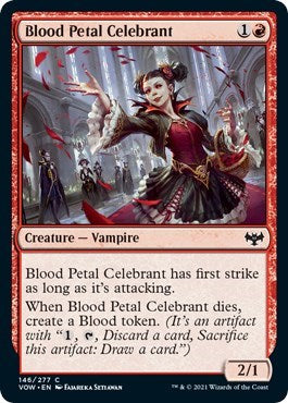 Blood Petal Celebrant VOW #146 (Near Mint Common) Magic: The Gathering: Innistrad: Crimson Vow