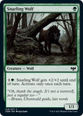 Snarling Wolf VOW #219 (Near Mint Common) Magic: The Gathering: Innistrad: Crimson Vow