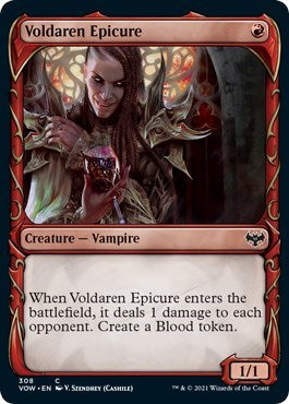 Voldaren Epicure Showcase VOW #308 (Near Mint Common) Magic: The Gathering: Innistrad: Crimson Vow