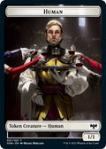 Human Token 001 VOW #1 (Near Mint T) Magic: The Gathering: Innistrad: Crimson Vow