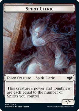 Spirit Cleric Token VOW #4 (Near Mint T) Magic: The Gathering: Innistrad: Crimson Vow