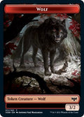 Wolf Token 011 VOW #11 (Near Mint T) Magic: The Gathering: Innistrad: Crimson Vow
