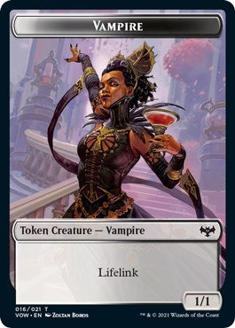Vampire Token VOW #16 (Near Mint T) Magic: The Gathering: Innistrad: Crimson Vow