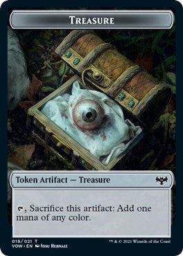 Treasure Token VOW #18 (Near Mint T) Magic: The Gathering: Innistrad: Crimson Vow