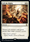 Fell the Mighty NCC #200 (Moderately Played Rare) Magic: The Gathering: Commander: Streets of New Capenna