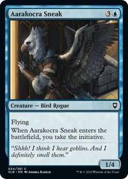 Aarakocra Sneak CLB #54 (Near Mint Common) Magic: The Gathering: Commander Legends: Battle for Baldur's Gate