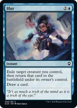 Blur CLB #58 (Near Mint Common) Magic: The Gathering: Commander Legends: Battle for Baldur's Gate