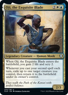 Oji the Exquisite Blade CLB #290 (Near Mint Uncommon) Magic: The Gathering: Commander Legends: Battle for Baldur's Gate