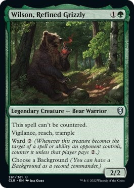 Wilson Refined Grizzly CLB #261 (Near Mint Uncommon) Magic: The Gathering: Commander Legends: Battle for Baldur's Gate