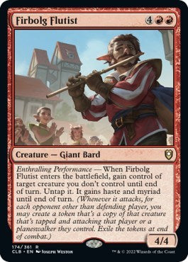 Firbolg Flutist CLB #174 (Near Mint Rare) Magic: The Gathering: Commander Legends: Battle for Baldur's Gate