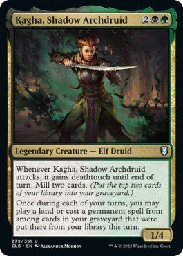 Kagha Shadow Archdruid CLB #279 (Near Mint Uncommon) Magic: The Gathering: Commander Legends: Battle for Baldur's Gate