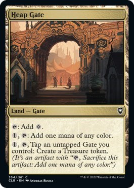 Heap Gate CLB #354 (Near Mint Common) Magic: The Gathering: Commander Legends: Battle for Baldur's Gate
