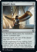 Heralds Horn CLB #862 (Near Mint Uncommon) Magic: The Gathering: Commander Legends: Battle for Baldur's Gate