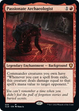 Passionate Archaeologist Foil CLB #656 (Near Mint Mythic Rare) Magic: The Gathering: Commander Legends: Battle for Baldur's Gate