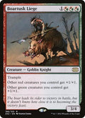 Boartusk Liege 2X2 #186 (Moderately Played Rare) Magic: The Gathering: Double Masters 2022