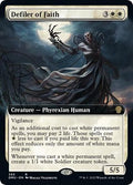 Defiler of Faith Extended Art Foil DMU #385 (Near Mint Rare) Magic: The Gathering: Dominaria United