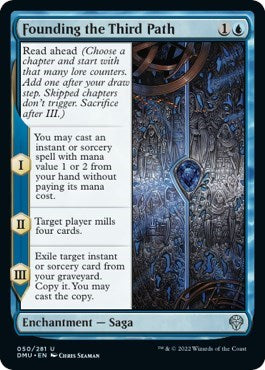 Founding the Third Path Foil DMU #50 (Near Mint Uncommon) Magic: The Gathering: Dominaria United