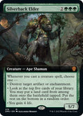 Silverback Elder Extended Art Foil DMU #418 (Damaged Mythic Rare) Magic: The Gathering: Dominaria United