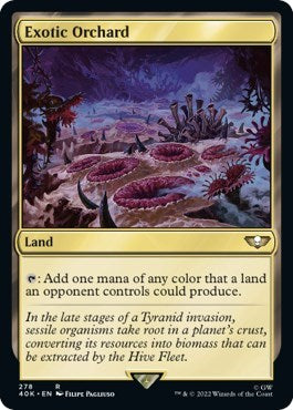 Exotic Orchard 40K #278 (Near Mint Rare) Magic: The Gathering: Universes Beyond: Warhammer 40,000