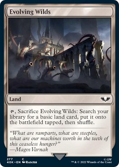 Evolving Wilds 40K #277 (Near Mint Common) Magic: The Gathering: Universes Beyond: Warhammer 40,000