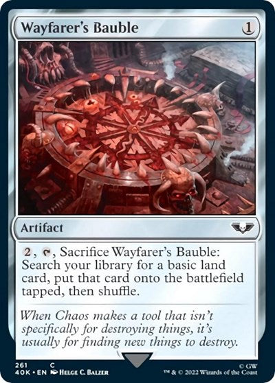 Wayfarers Bauble 261 40K #261 (Near Mint Common) Magic: The Gathering: Universes Beyond: Warhammer 40,000