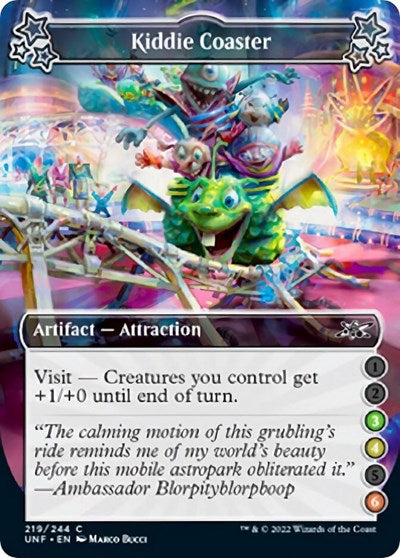 Kiddie Coaster 3 4 6 Foil UNF #219d (Lightly Played Common) Magic: The Gathering: Unfinity