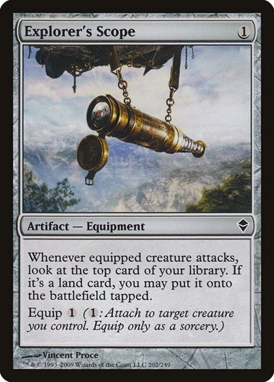 Explorers Scope ZEN #202 (Lightly Played Common) Magic: The Gathering: Zendikar