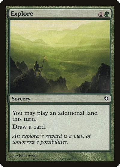 Explore WWK #99 (Moderately Played Common) Magic: The Gathering: Worldwake