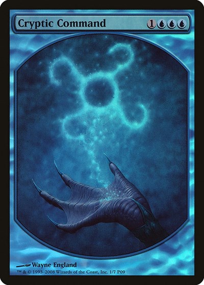 Cryptic Command Foil MPRP #1 (Moderately Played P) Magic: The Gathering: Magic Player Rewards