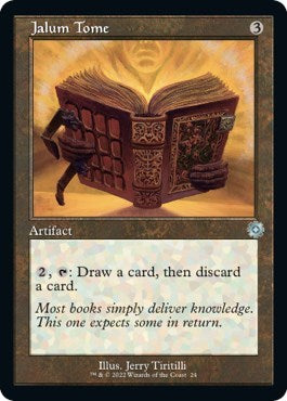 Jalum Tome Foil BRR #24 (Moderately Played Uncommon) Magic: The Gathering: The Brothers' War: Retro Frame Artifacts