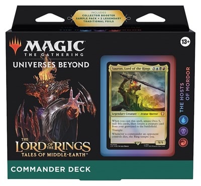 The Lord of the Rings: Tales of Middle-earth Commander Deck - The Hosts of Mordor LTC