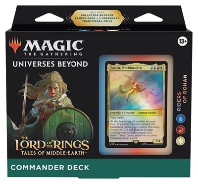 The Lord of the Rings: Tales of Middle-earth Commander Deck - Riders of Rohan LTC (Unopened) Magic: The Gathering: Commander: The Lord of the Rings: Tales of Middle-earth