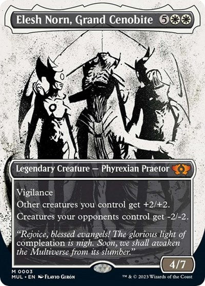 Elesh Norn Grand Cenobite MUL #3 (Moderately Played Mythic Rare) Magic: The Gathering: March of the Machine: Multiverse Legends