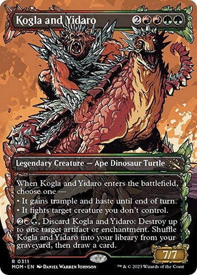 Kogla and Yidaro Showcase Foil MOM #311 (Near Mint Rare) Magic: The Gathering: March of the Machine