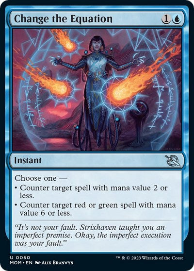 Change the Equation MOM #50 (Near Mint Uncommon) Magic: The Gathering: March of the Machine
